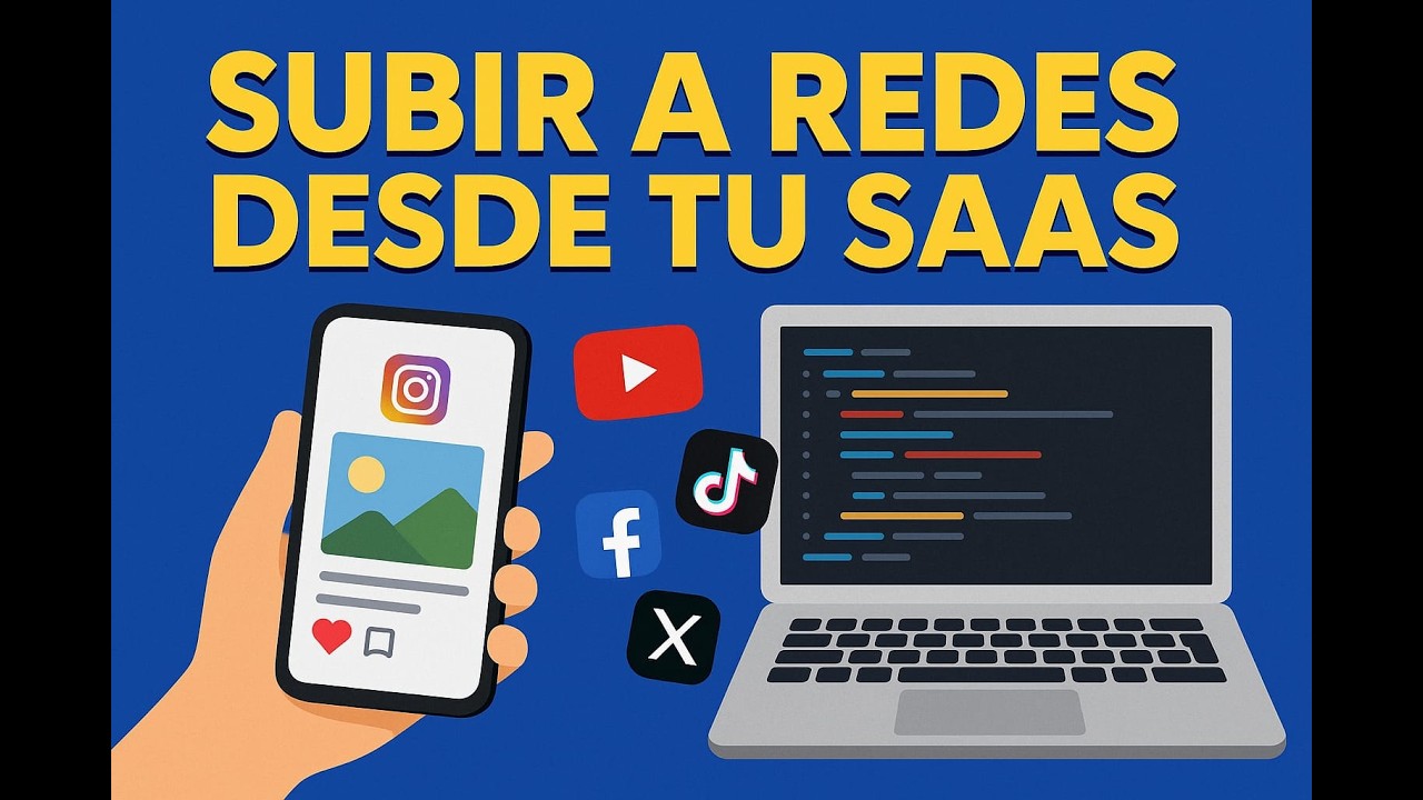 Integra SUBIDAS a TikTok/Instagram/YouTube/Facebook etc en tu SaaS (white-label)