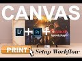 Canvas Wrap Print Setup