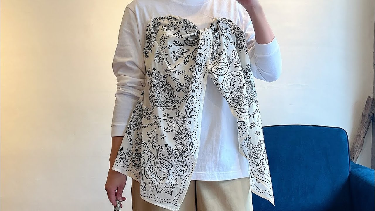 manipuri / ビスチェカレイドバンダナ長袖