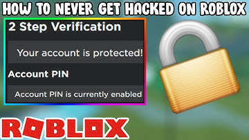 HOW TO NEVER GET HACKED ON ROBLOX (SECURE YOUR ACCOUNT)