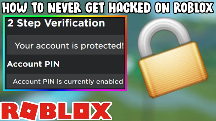 HOW TO NEVER GET HACKED ON ROBLOX (SECURE YOUR ACCOUNT)
