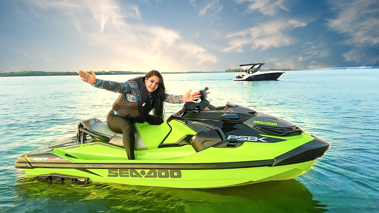 MINHA PRIMEIRA VEZ NO JET SKI  *muito medo *