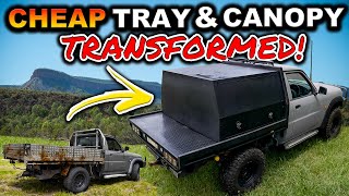 Under $5k for tray, canopy & 12V  How we did it! Rusty GU Coil Cab converted to offroad weapon!