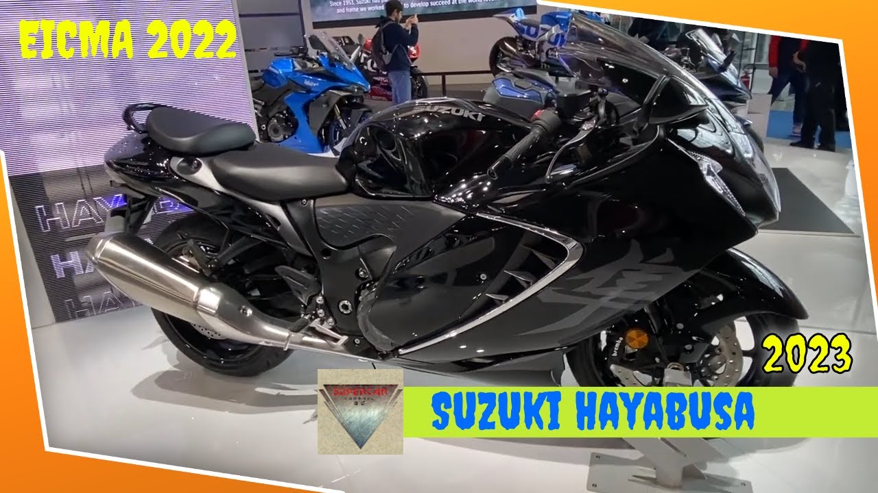 2023 Suzuki Hayabusa IN Black Walkaround EICMA 2022 Fiera Milano