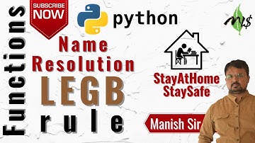#LEGBrule|#GlobalStatement|#NameResolution in Python|#CBSE|#CS|#IP#|#11th|#12th|#PythonTutorials|MNS