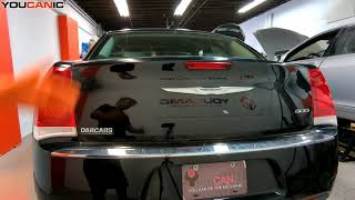 2011–2023 Chrysler 300 How to Manually Open Trunk