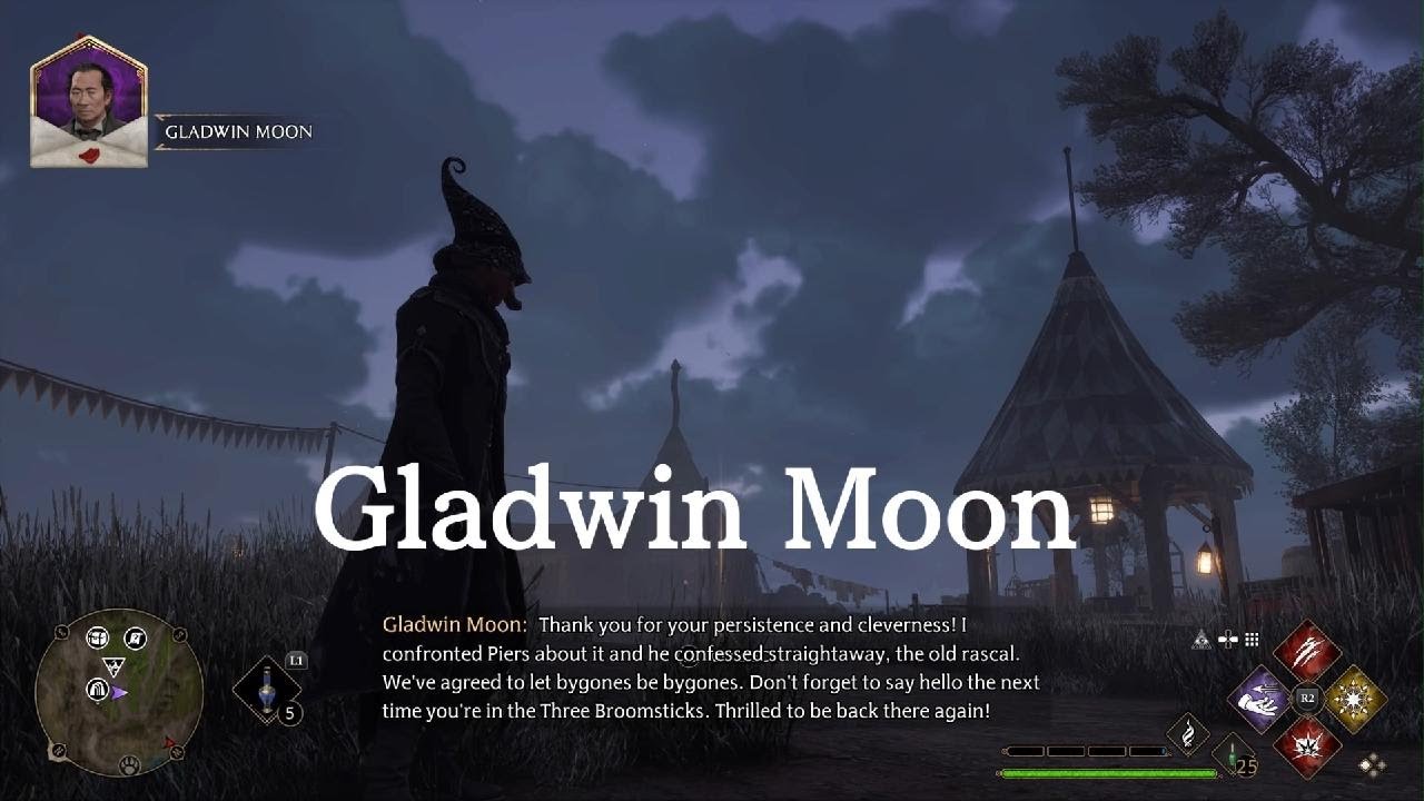 Hogwarts Legacy Gladwin Moon Ending Dialog