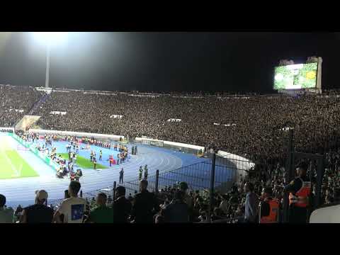 Curva Sud Casablanca - يا لبابور يا مونامور أغنية من الزمن الجميل لجمهور الرجاء في مباراة نهضة بركان
