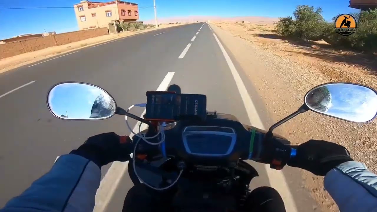 وقفوني جواندارم فالطريق من مدينة الراشيدية لورزازات 🛵 