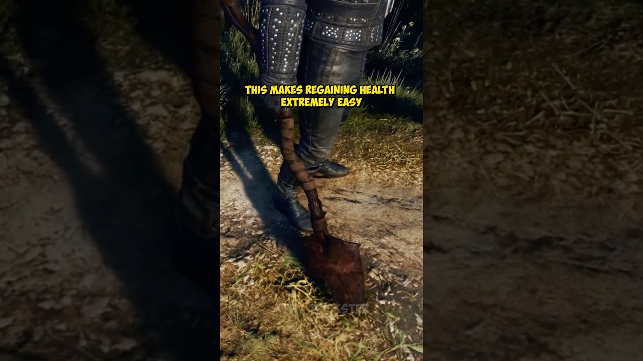 В DLC «Каменные сердца» есть очень необычный меч... 