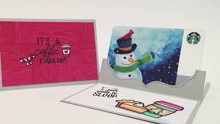 ☕GIFT CARD HOLDER | COFFEE THEME | SWEET STAMP SHOP