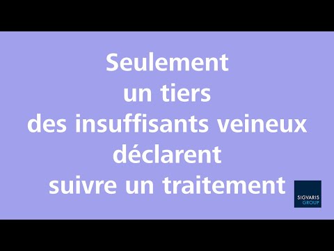 Seulement un tiers des insuffisants veineux déclarent suivre un traitement