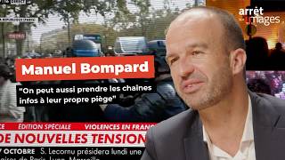 Diabolisation, menace d'interdiction : Manuel Bompard face au cadrage médiatique post-17 octobre