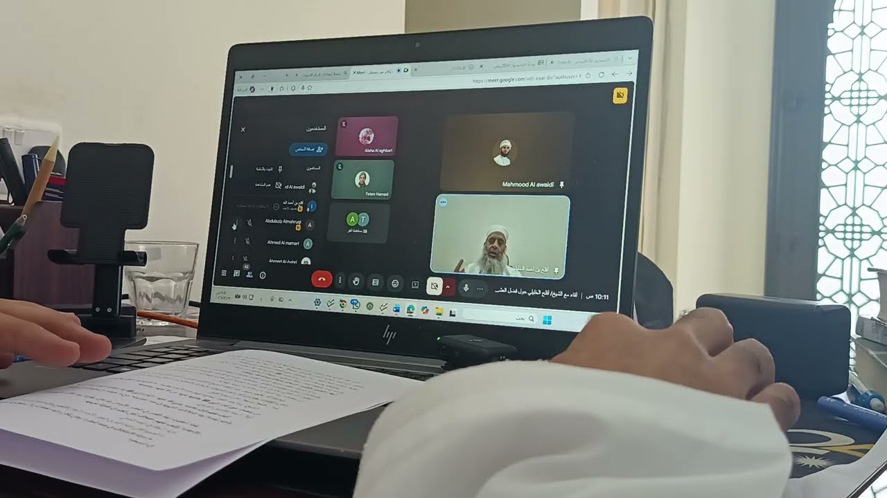 تصوير الهاتف||لقاء مع الشيخ  أفلح الخليلي حول فضل العشر الأواخر من رمضان