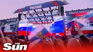 Moscow's Red Square throws celebratory concert for Ukraine annexations