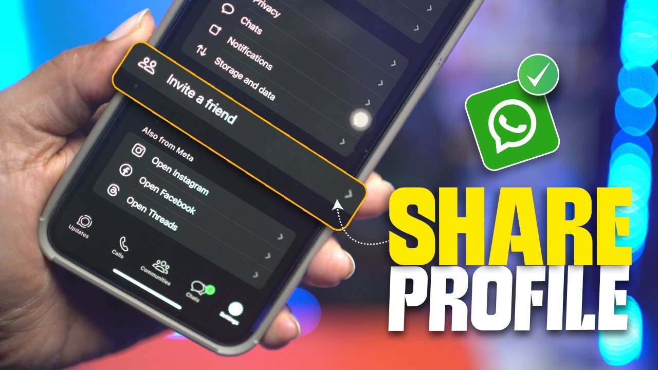 How to Share WhatsApp Profile or Invite on iPhone | Send WhatsApp Invite Link Easily