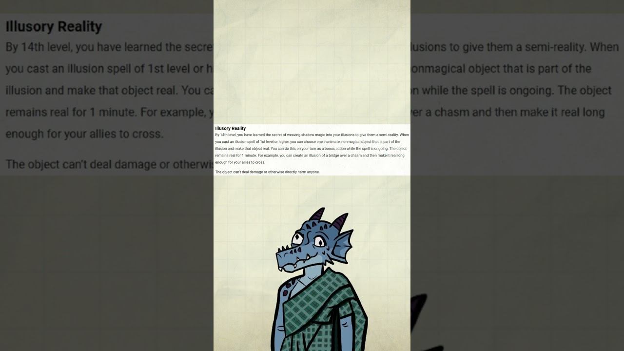 Illusory Reality is the Strongest feature in Dnd 5e!