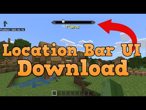 Minecraft Bedrock Edition Addon/MOD Download (Skyrim Compass UI)