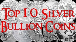 TOP 10 SILVER BULLION COINS FOR STACKING!