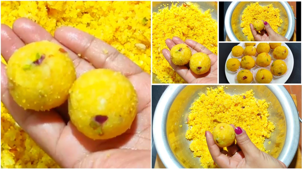 बिना घी बिना चाशनी नरम मुलायम दानेदार लडडू बनाएं भर भर के तारीफ पाएं Easy Laddu Recipe दानेदार लडडू