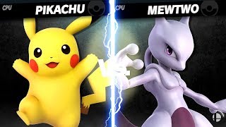 Lv 9 Cpu Pikachu Vs Mewtwo - Super Smash Bros. Ultimate