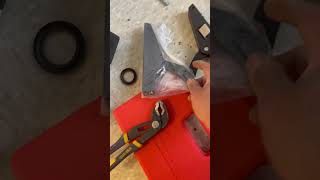 Aluminum door handle install no instruction no parts list: making sense of a pile of materials.