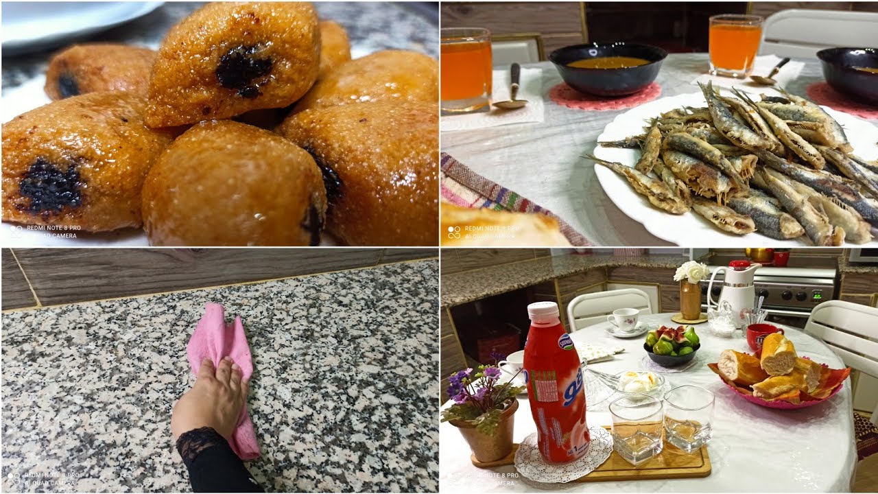 روتين صباحي/همسات عن راحة البال 💕 تنظيف/طبخ/ مقروط المقلة معسل ويذوب فالفم 😋👍