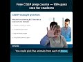 CISSP sample question: Is every answer correct? #cisspexam #cissptraining