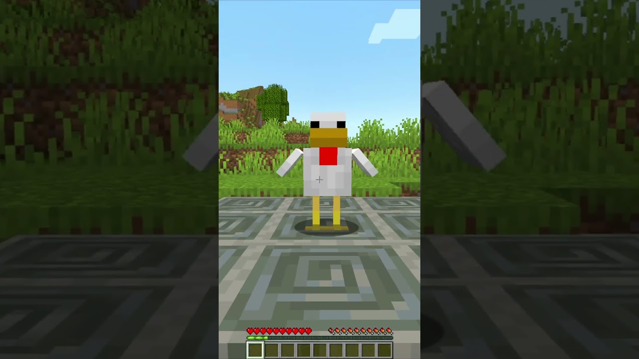 QUAL O MOB MAIS FRACO DO MINECRAFT?  #shortsminecraft #minecraft
