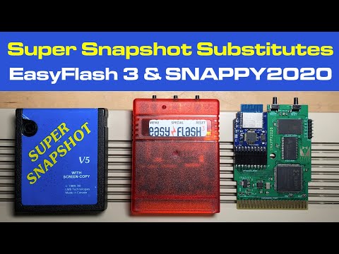 スーパースナップショットの代替品：EasyFlash3およびSNAPPY2020