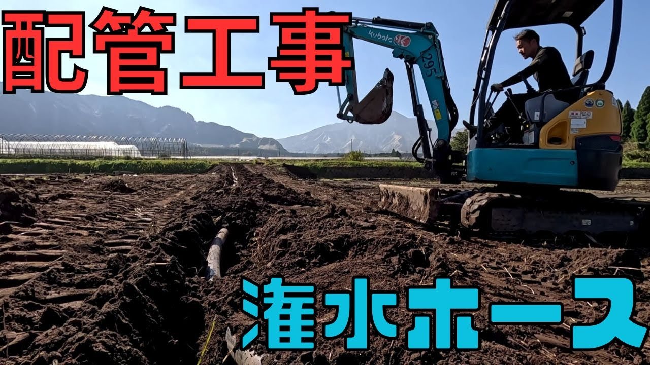 【準備】来期増設するハウスの準備をぼーちぼちし始めたとです