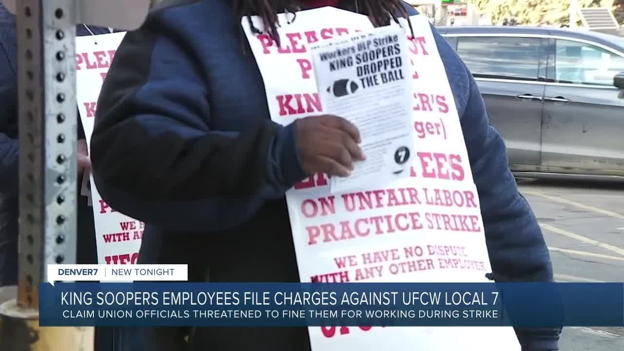 Two Colorado King Soopers employees file federal charges against UFCW Local 7