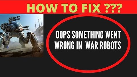 #oops #wrong #warrobots #fing24 OOPS SOMETHING WENT WRONG IN WAR ROBOTS, HOW TO FIX | FING 24 😌