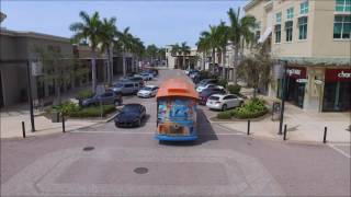An aerial tour of Mercato Center, Naples Florida