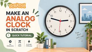 Build an Analog Clock in Scratch in 2 Minutes ⏰| Scratch Project for Beginners screenshot 5