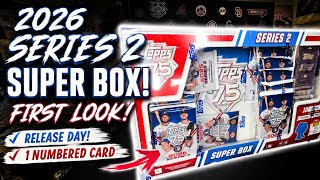 2026 Topps Series 2 SUPER BOX First Look! 👀 Release Day Opening