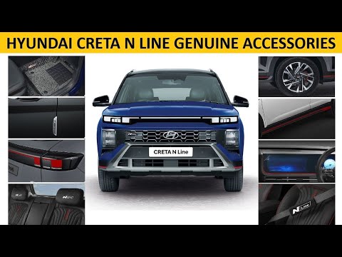 Hyundai Creta N Line genuine accessories with price details - YouTube