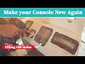 Fiberglass Console Restoration - Step By Step Filling & Fairing Old Cracks and Holes.