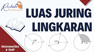 Cara Mencari Luas Juring Pada Lingkaran | Matematika 8 SMP