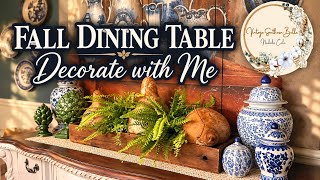 Fall Dining Room Table Decorate with Me