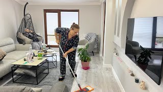 Nebis kafaya koymus!!!🤵👰beni baş göz etmeye💯Evimi temizledi❤Akşama görücüye cikiyoz😃#temizlik 