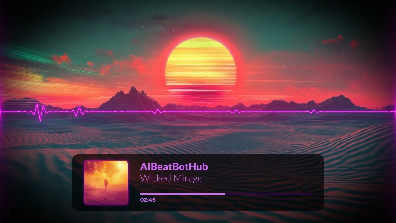 Wicked Mirage: Psychedelic Rock Track with Bluesy Grit - Copyright Free AI Music
