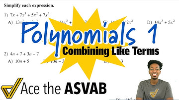 ASVAB Math - How to Combine Like Terms