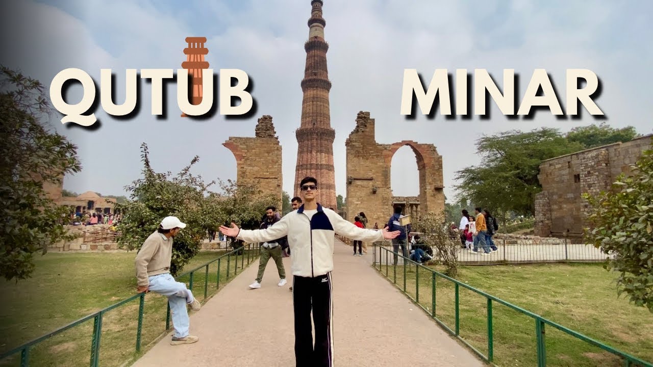 Exploring Qutb Minar 😃 The most famous Historical Monument🤌🏻