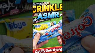 Crinkle ASMR Shorts – The Most Satisfying Wrappers Ever! #asmr #chocolate #shorts #softstretch