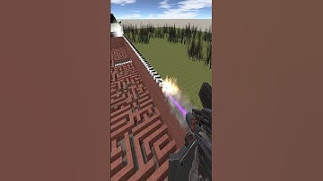 Destroying Vehicle in Big Maze Nextbot Gmod