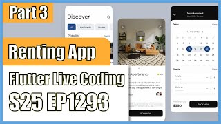 [Flutter] Flutter Live Coding EP1293 (Renting App Part 3)