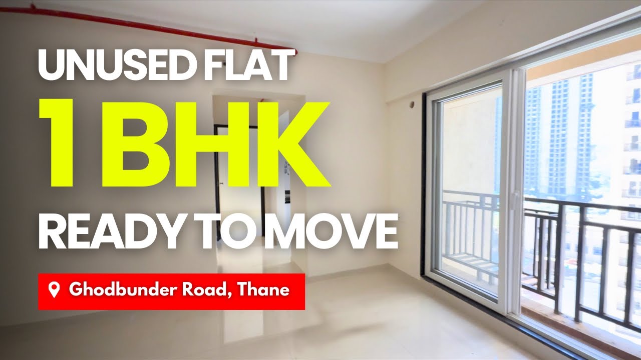 Unused 1 BHK Flat For Sale In Raunak Bliss, ghodbunder Road, Thane | Ready To Move | Near D Mart