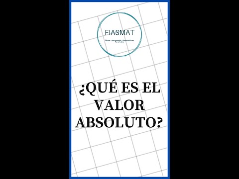 Video: ¿Por qué son importantes los valores absolutos?