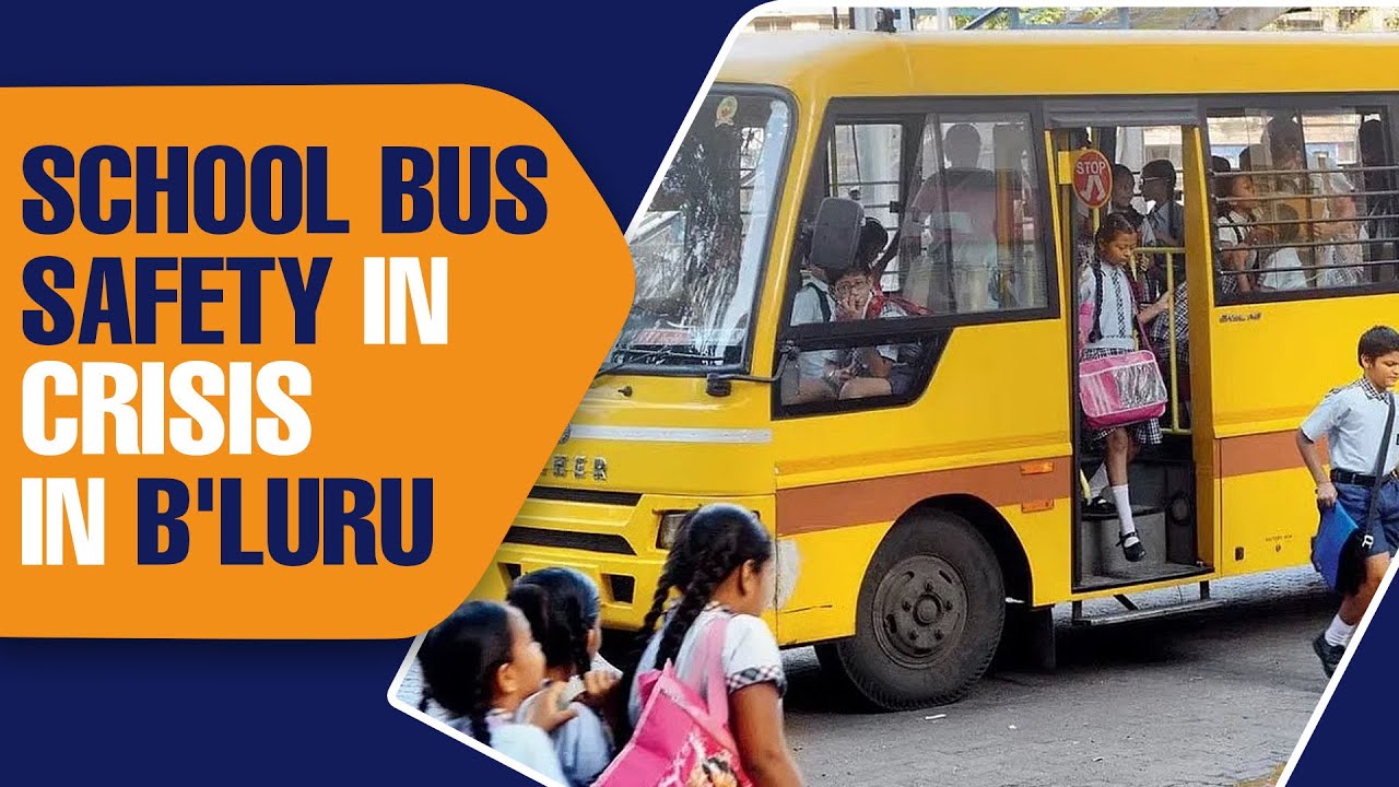 Driving Danger: School Bus Drivers Caught Drunk in Bengaluru | News9 ...